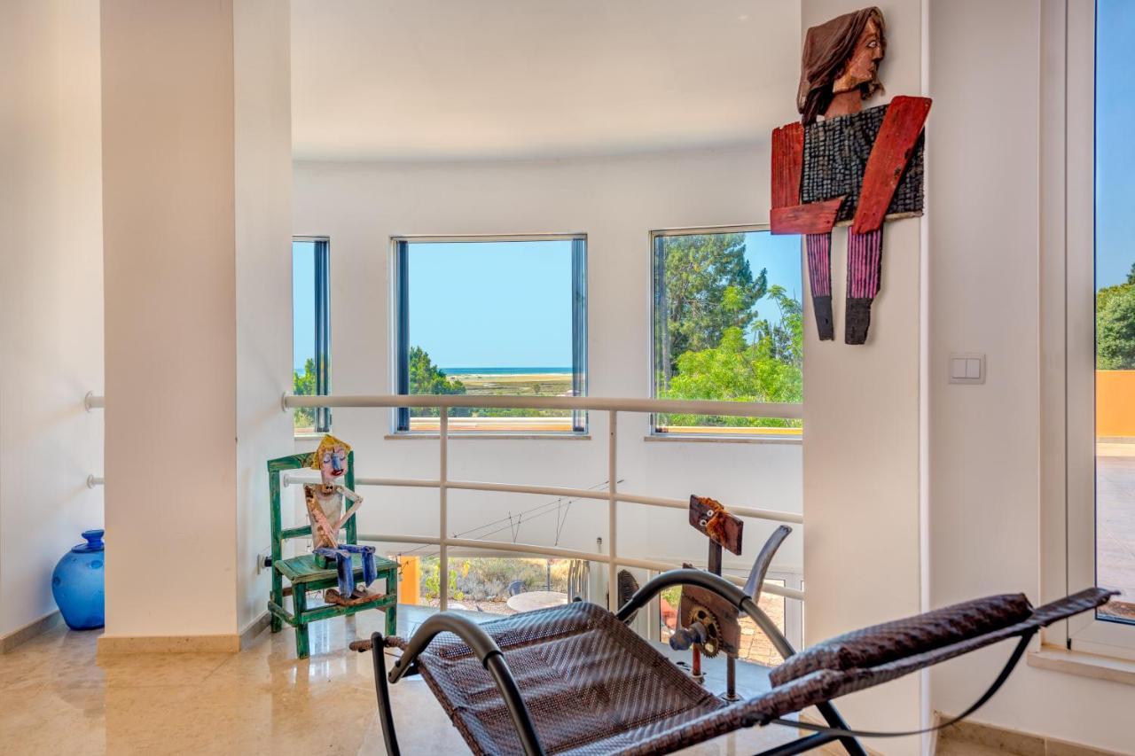 Meia Lua - Your Private Artsy Paradise Overlooking The Ria Formosa With Pool And Sea Views Near Barril Beach, Tavira 斯代塔维拉 外观 照片